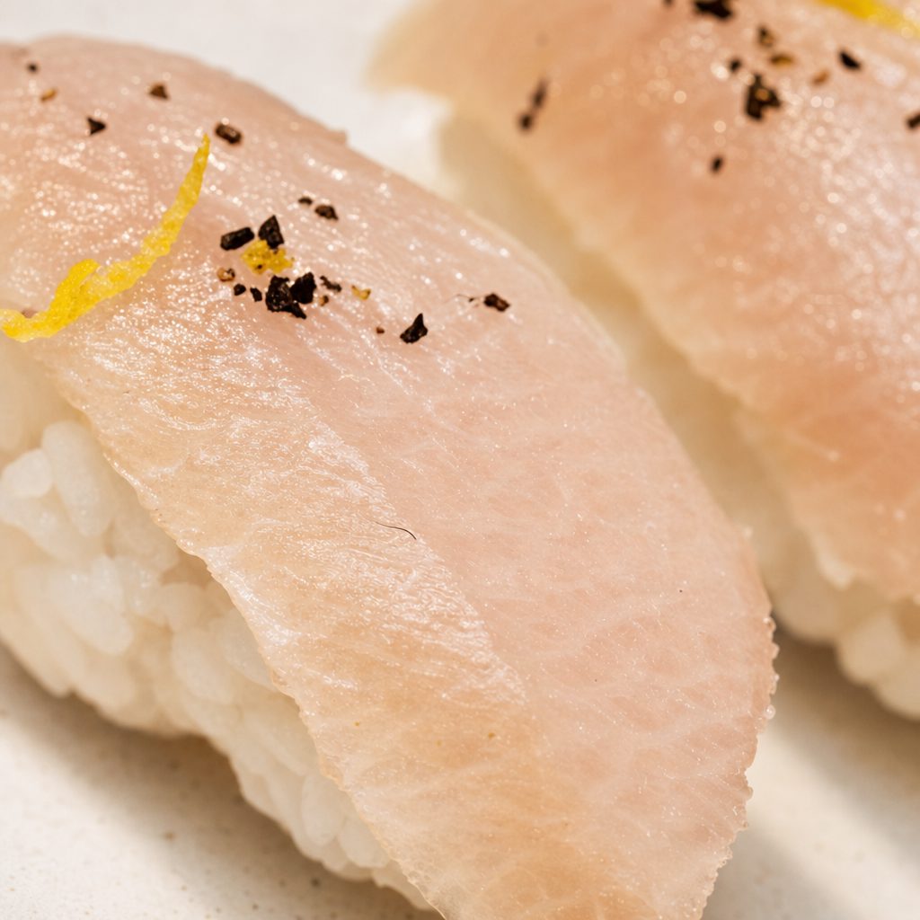 Yuzu Yellowtail Sushi.