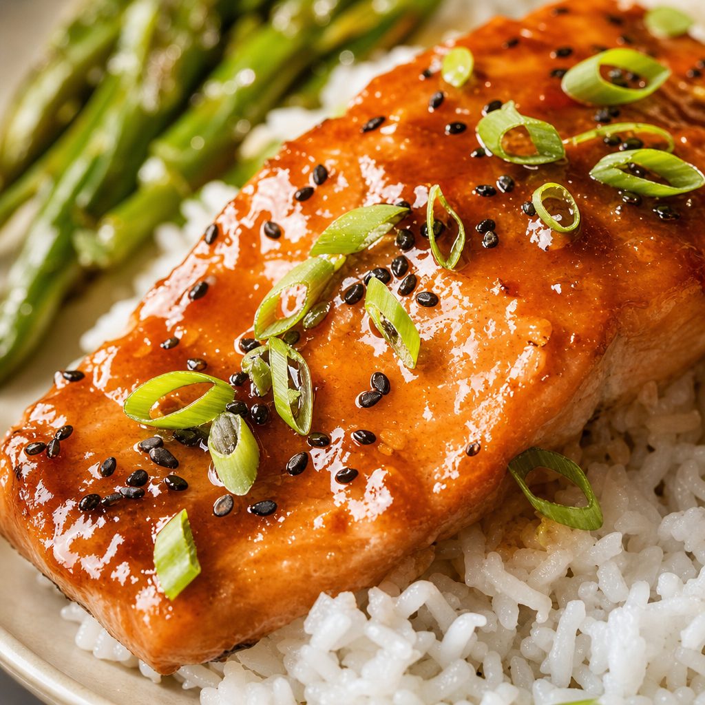 Salmon Teriyaki.