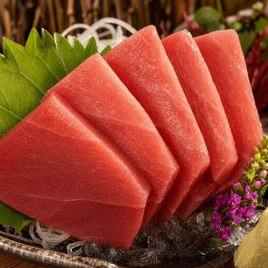 Bluefin Tuna Belly / Chutoro Sashimi.