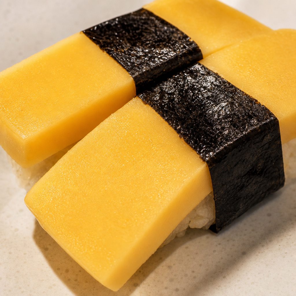 Egg / Tamago Sushi.