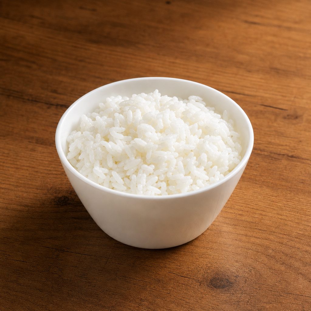 Steamed Rice.