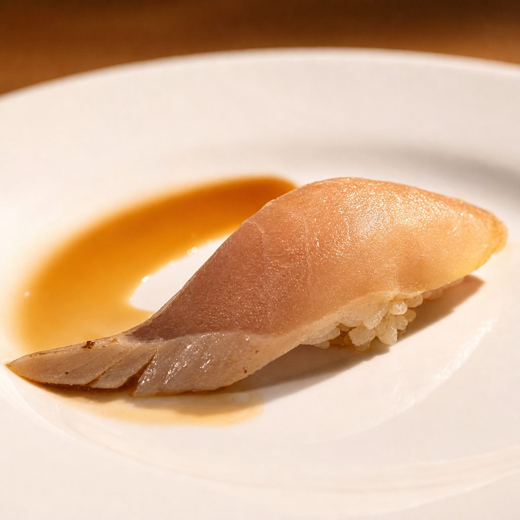 Albacore/ Bincho Maguro Sushi.