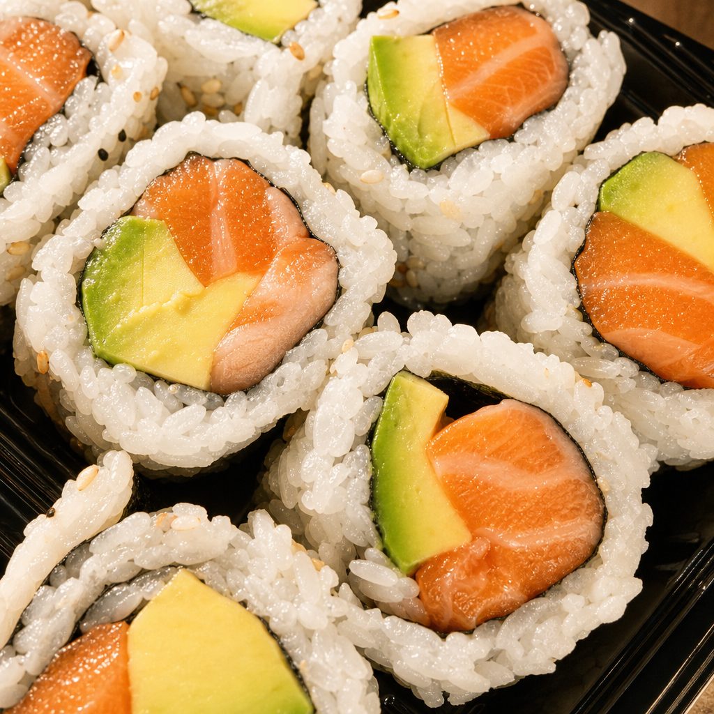 Salmon Avocado Roll.